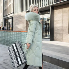 FARA - Italiaanse stijlvolle jas met imitatiebont