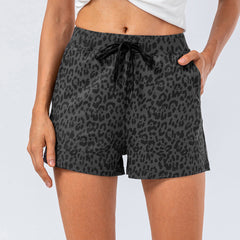 Drawstring Printed Sport Shorts