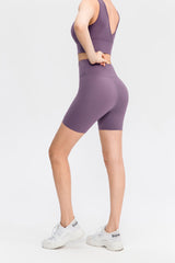 Bikershort met hoge taille