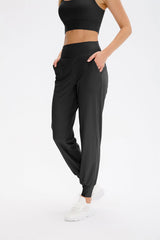 Losse casual broek met hoge taille