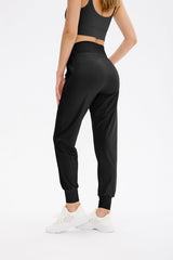 Losse casual broek met hoge taille