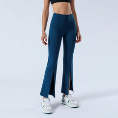 Split Hem Flare Yoga Leggings