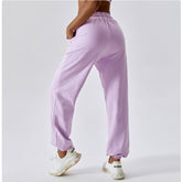 Drawstring Side Pocket Casual Joggers