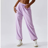 Drawstring Side Pocket Casual Joggers