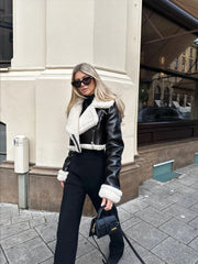 Tommy Jeans - Wollen crop jas