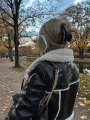 Tommy Jeans - Wollen crop jas