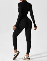 Jacobeli Long Sleeve/ Short Sleeve Zipper Jumpsuit