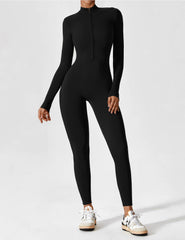 Jacobeli Long Sleeve/ Short Sleeve Zipper Jumpsuit