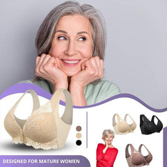 5D vormende push-up bh – naadloos met voorsluiting 50+