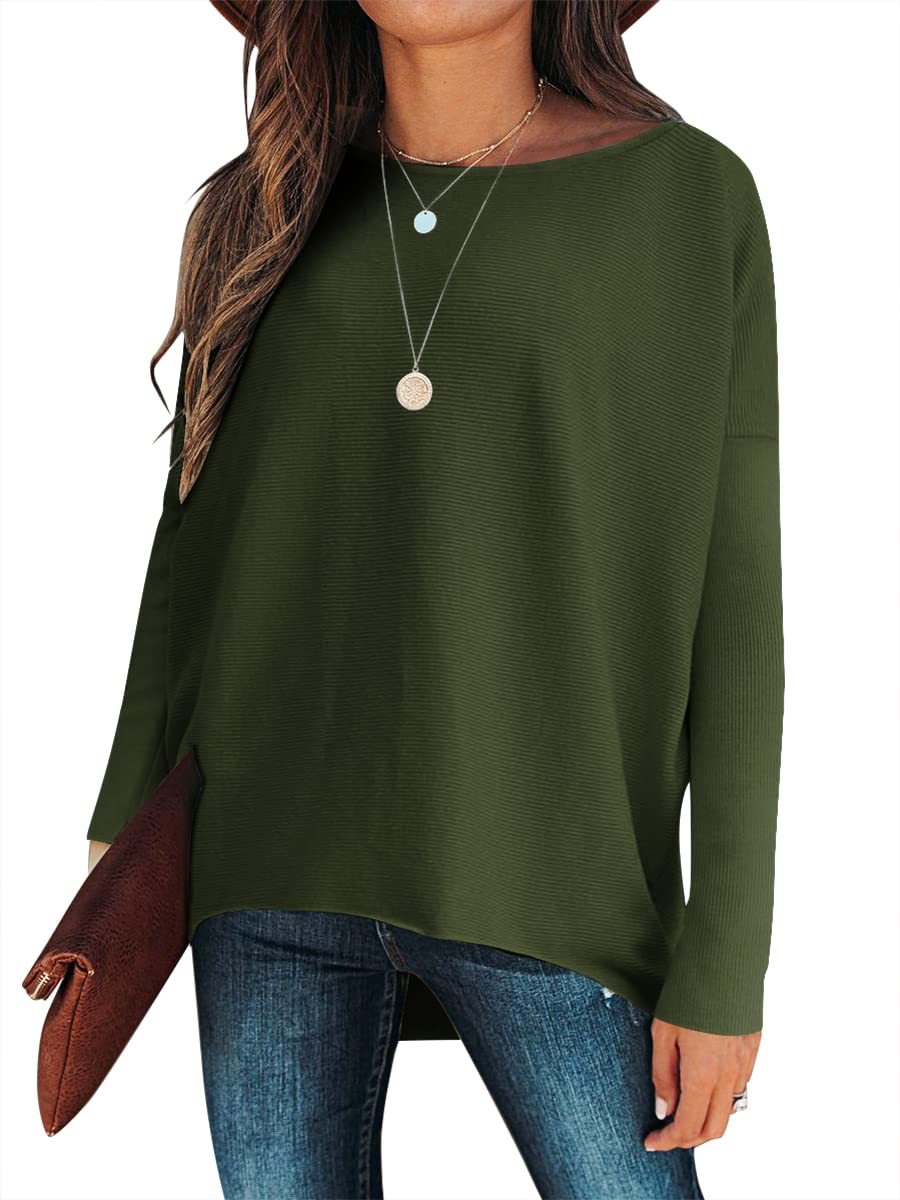 ✨Uitverkoop⭐Dames Oversized Dolman Sleeve Gebreide Trui
