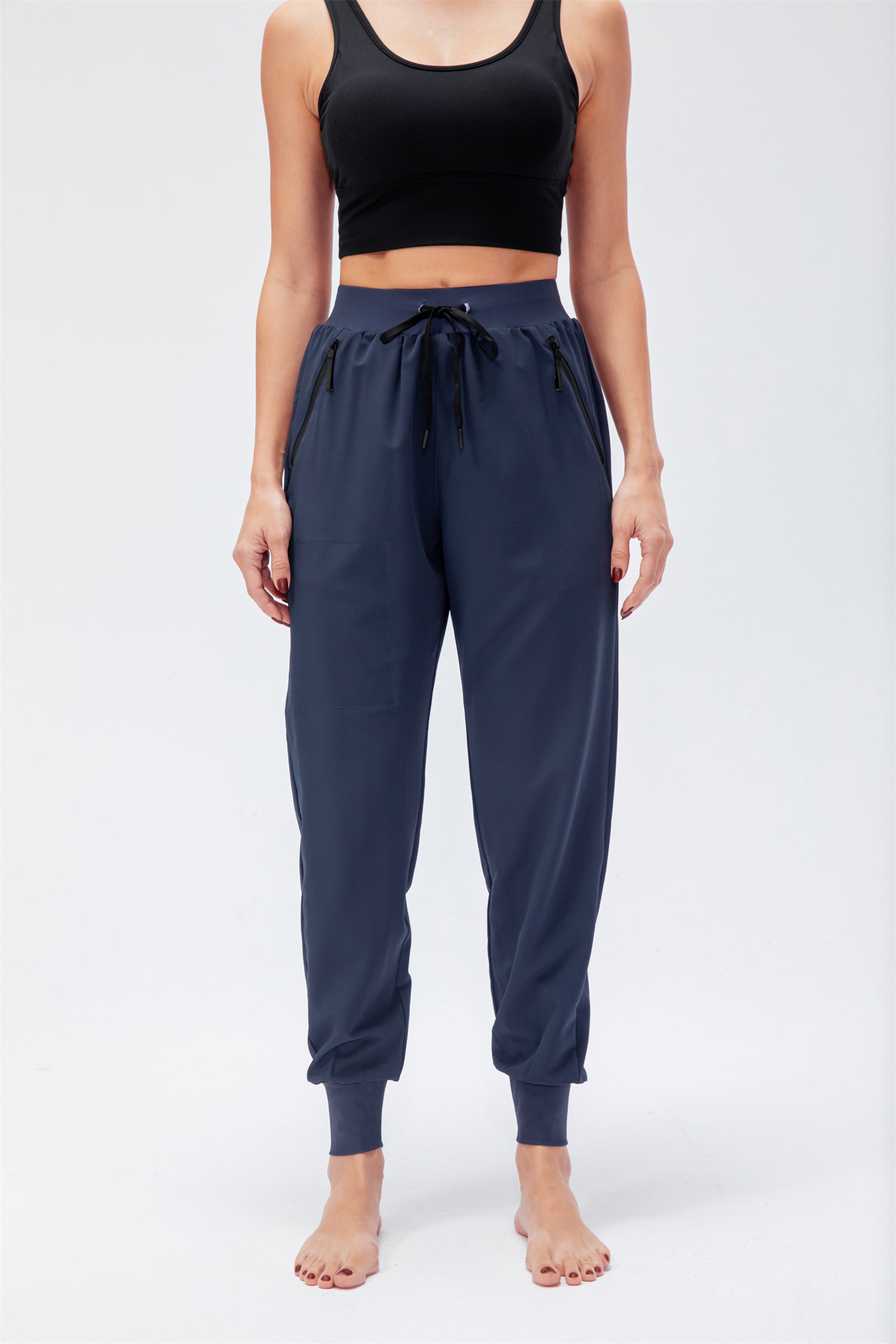 Losse loungebroek met trekkoord