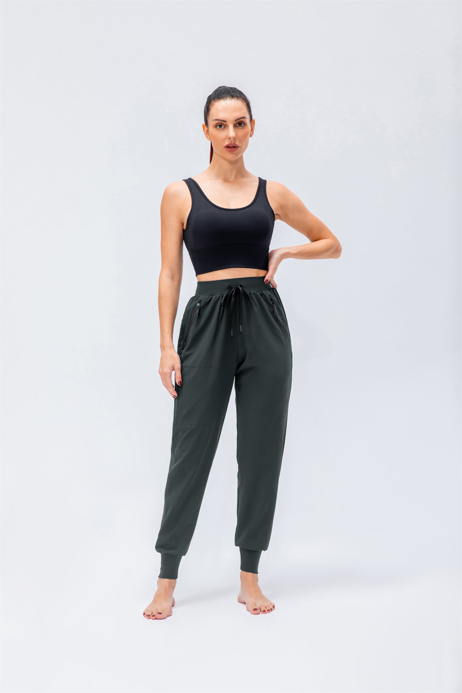 Losse loungebroek met trekkoord
