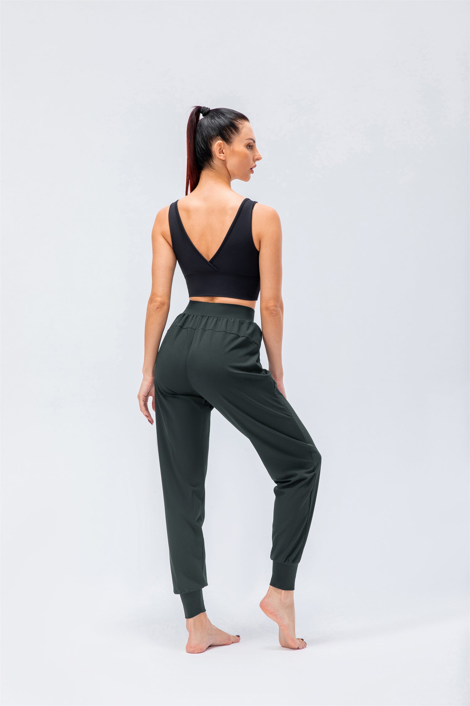 Losse loungebroek met trekkoord