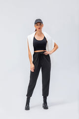 Losse loungebroek met trekkoord