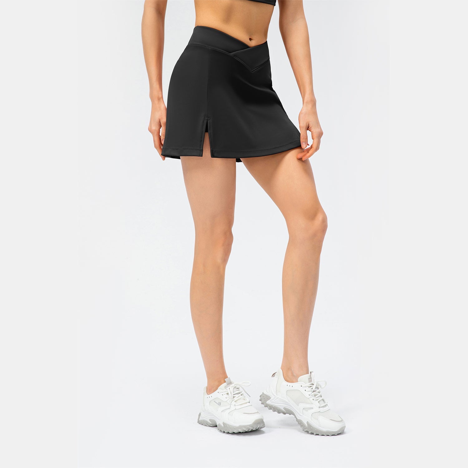 Alledaagse 2-in-1 tennisrok-trend