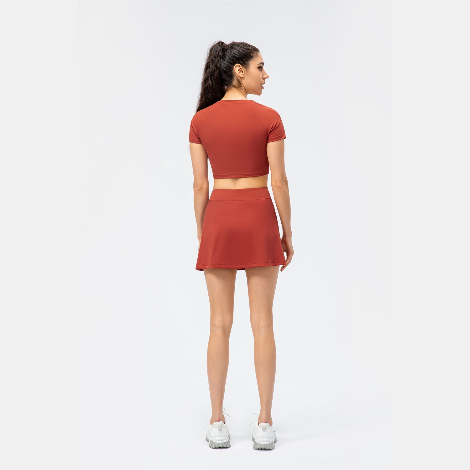 Alledaagse 2-in-1 tennisrok-trend