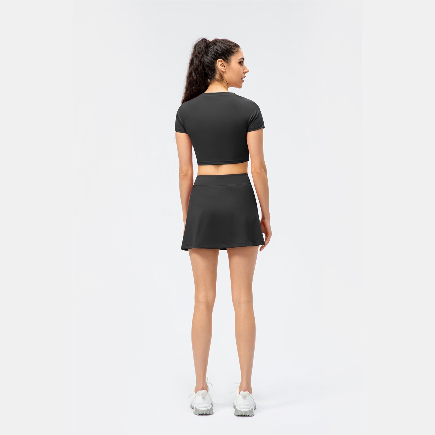 Alledaagse 2-in-1 tennisrok-trend
