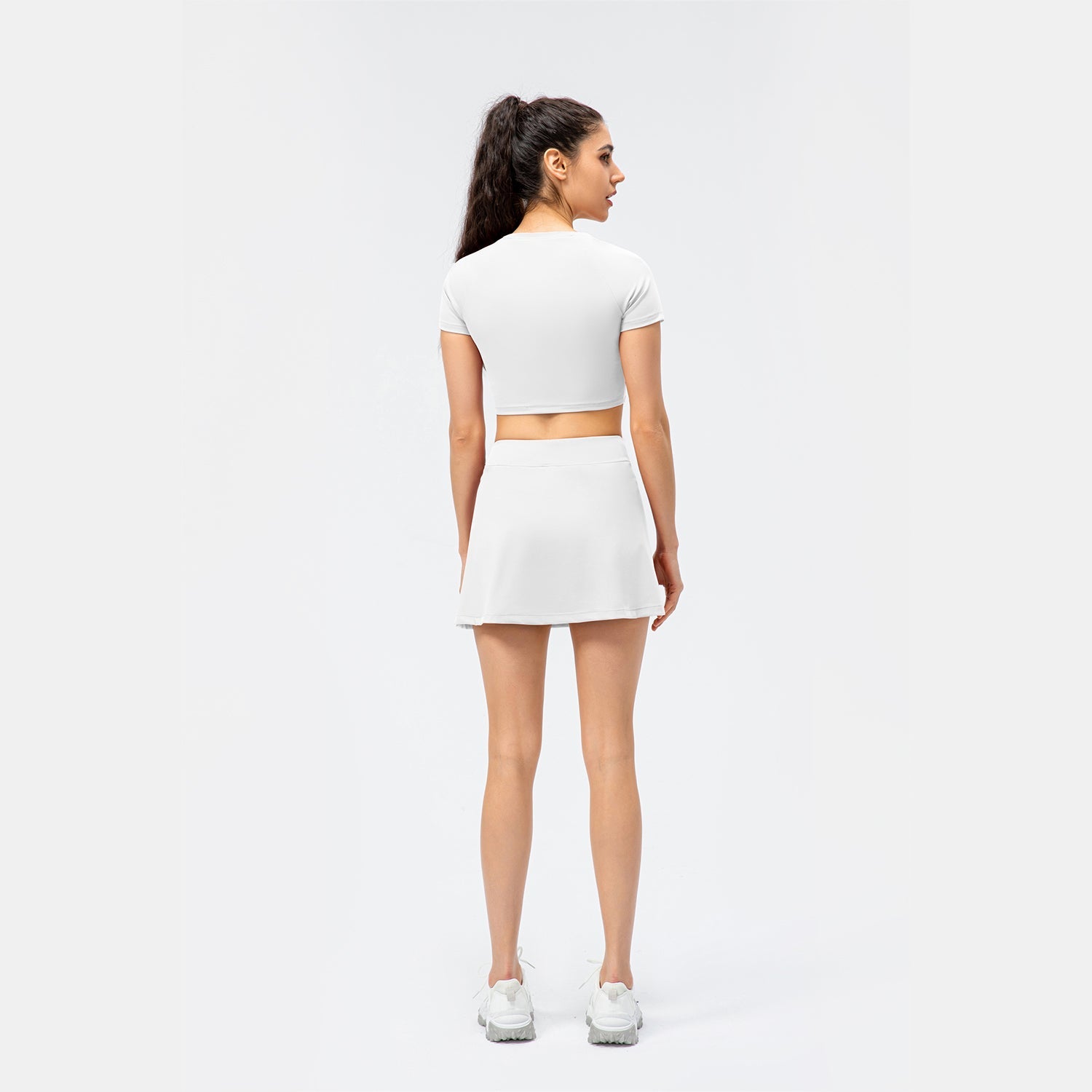 Alledaagse 2-in-1 tennisrok-trend