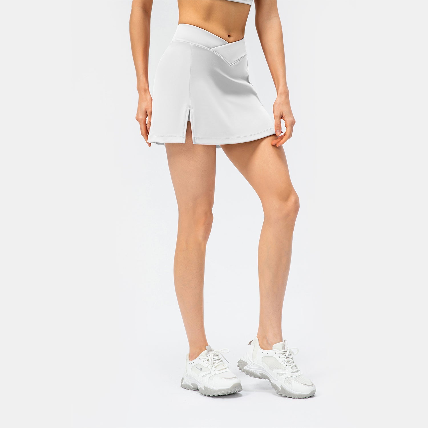 Alledaagse 2-in-1 tennisrok-trend