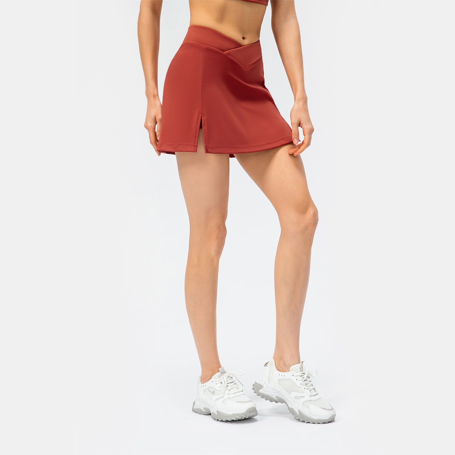 Alledaagse 2-in-1 tennisrok-trend