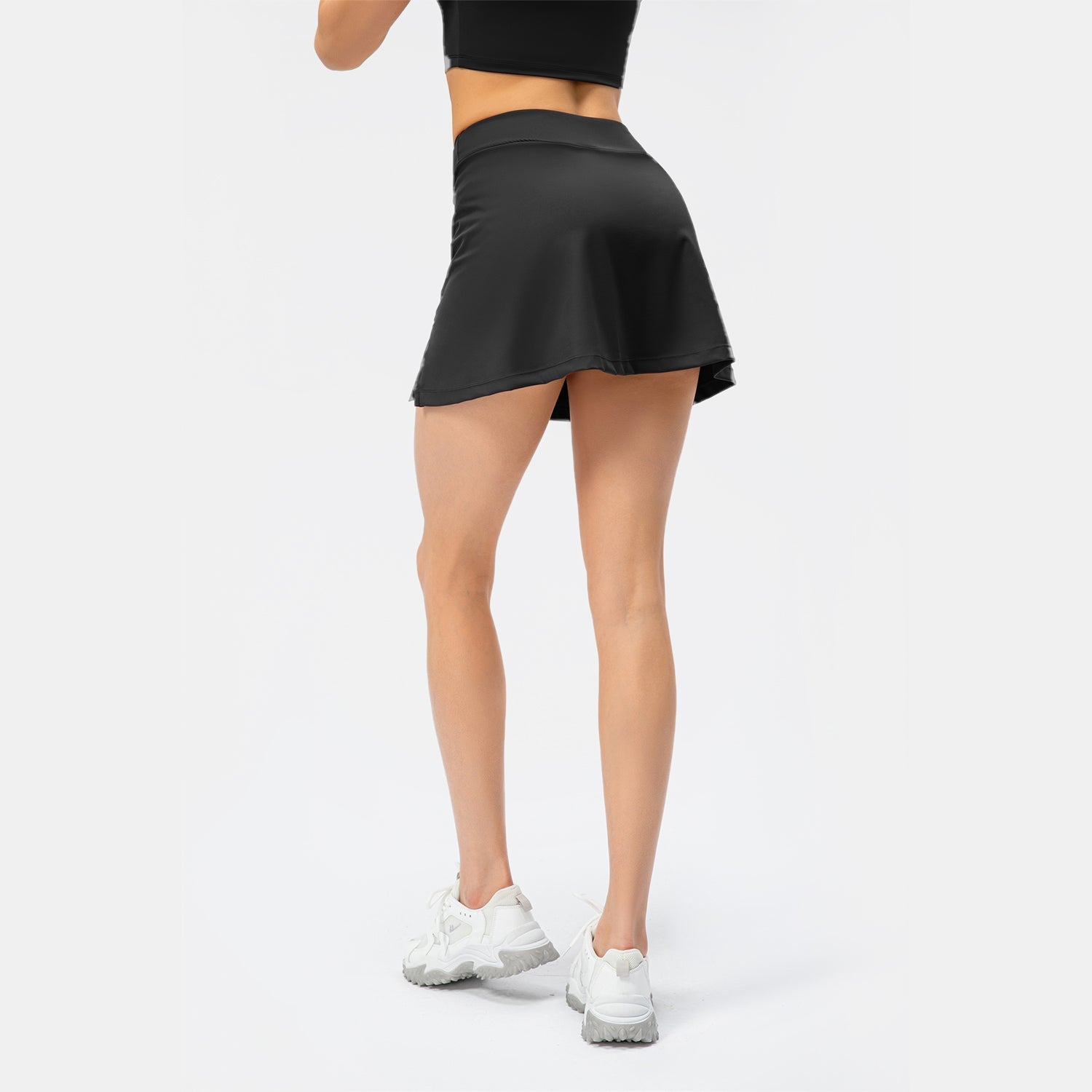 Alledaagse 2-in-1 tennisrok-trend