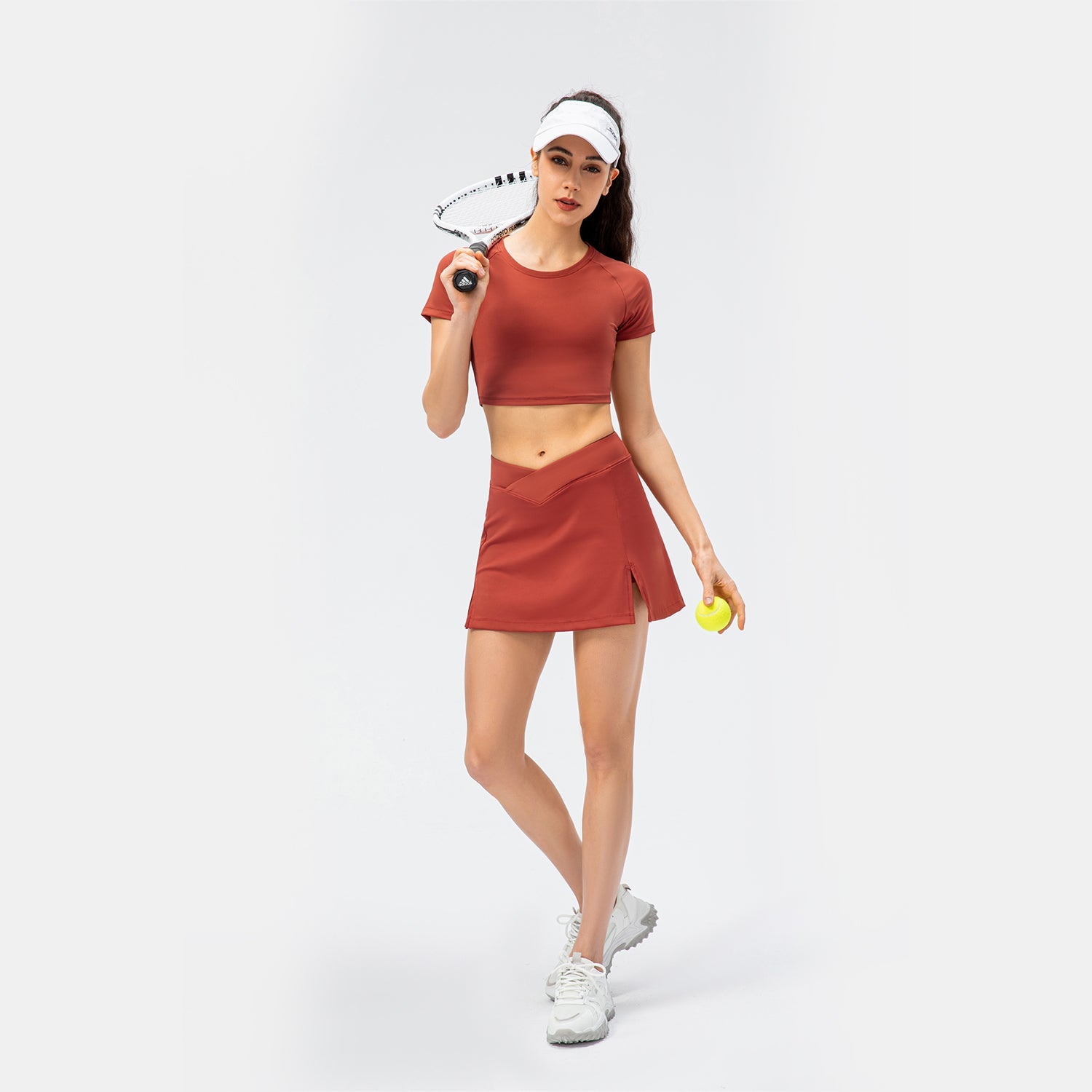 Alledaagse 2-in-1 tennisrok-trend