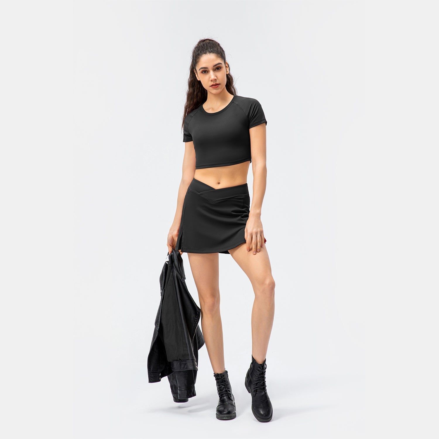 Alledaagse 2-in-1 tennisrok-trend