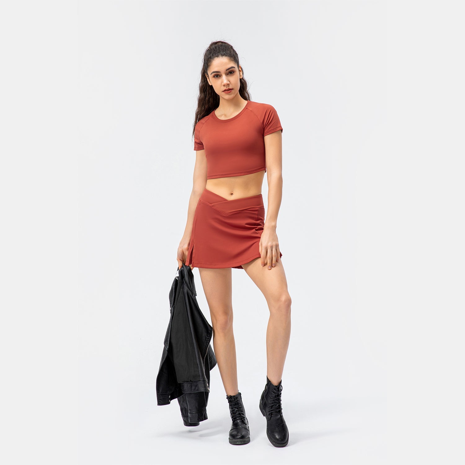 Alledaagse 2-in-1 tennisrok-trend