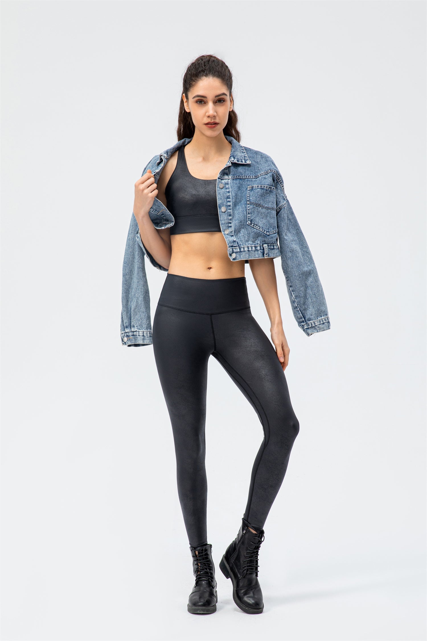 Yogalegging met hoge taille - Focus