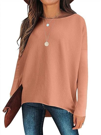 ✨Uitverkoop⭐Dames Oversized Dolman Sleeve Gebreide Trui