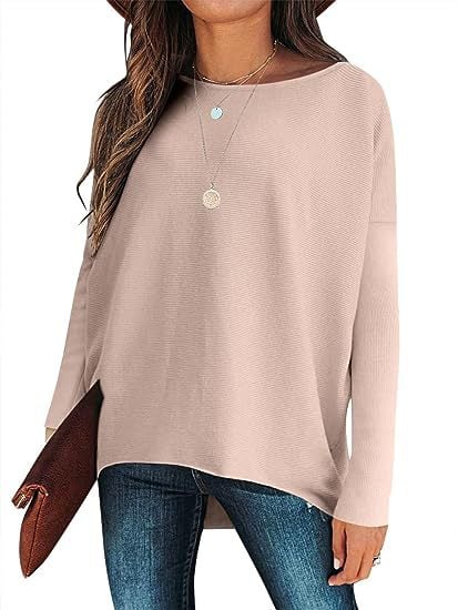 ✨Uitverkoop⭐Dames Oversized Dolman Sleeve Gebreide Trui