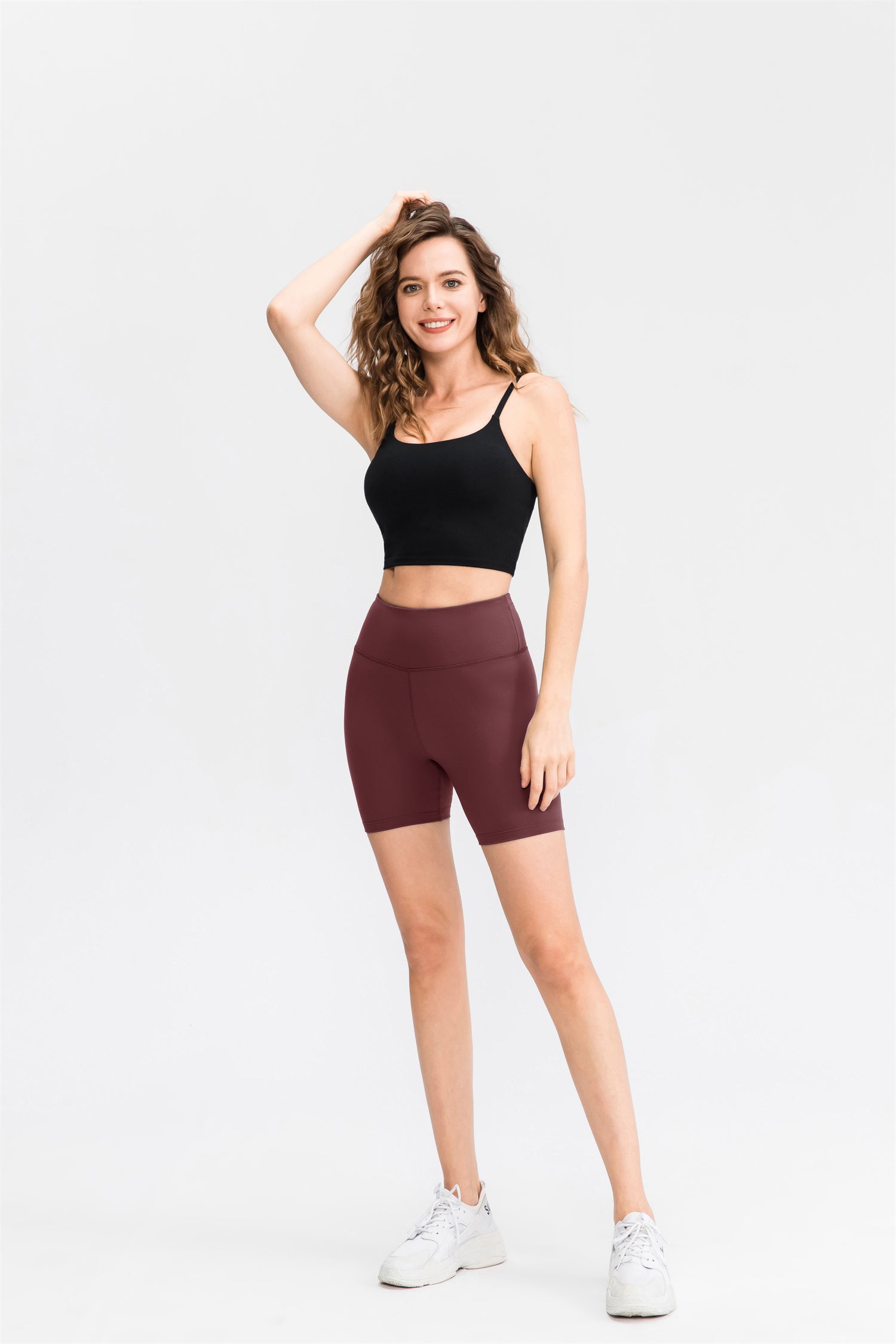 Bikershort met hoge taille