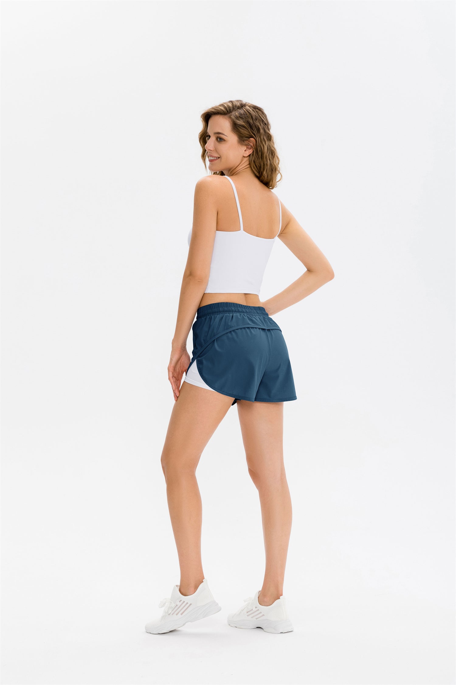 2-in-1 casual short met trekkoord