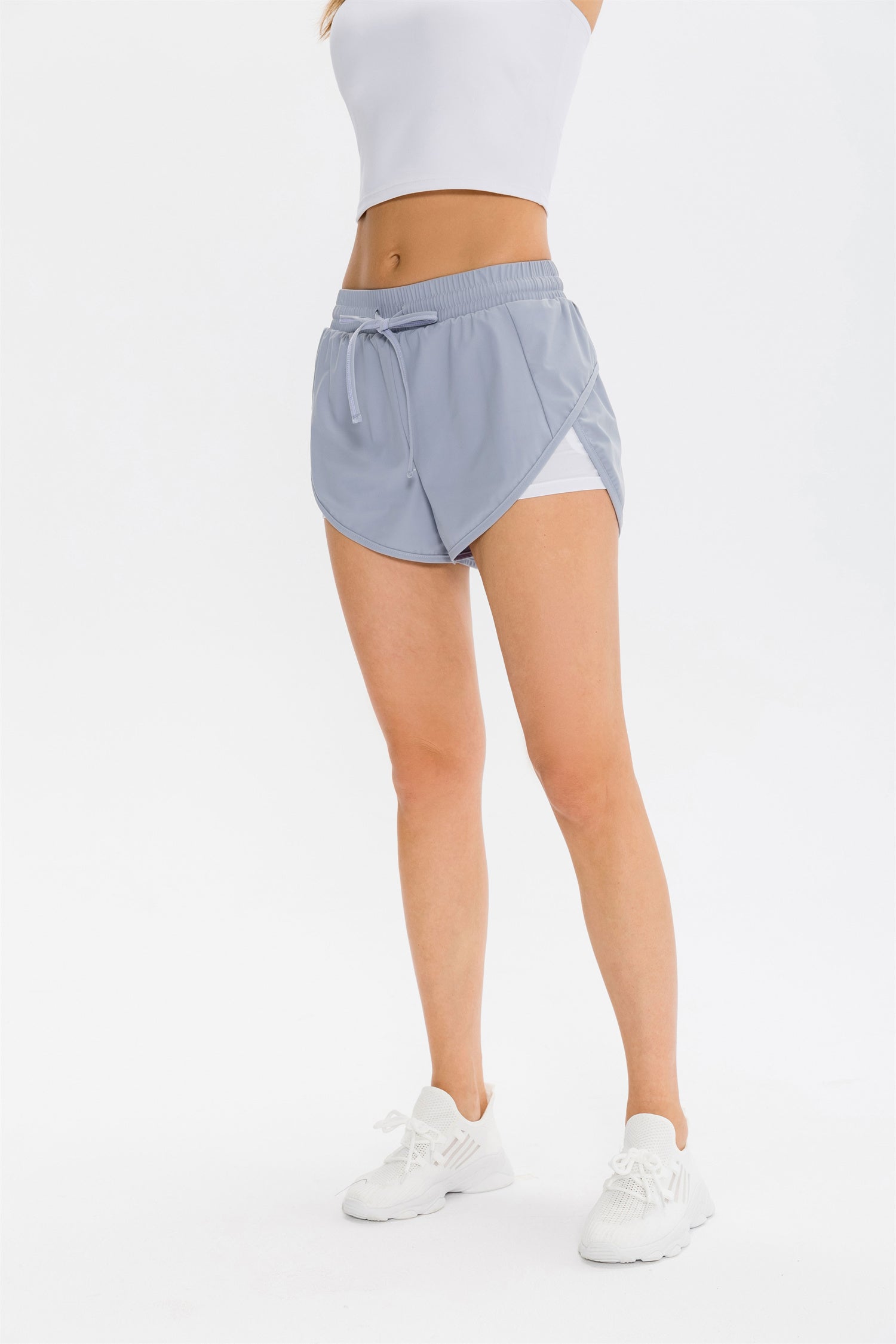 2-in-1 casual short met trekkoord