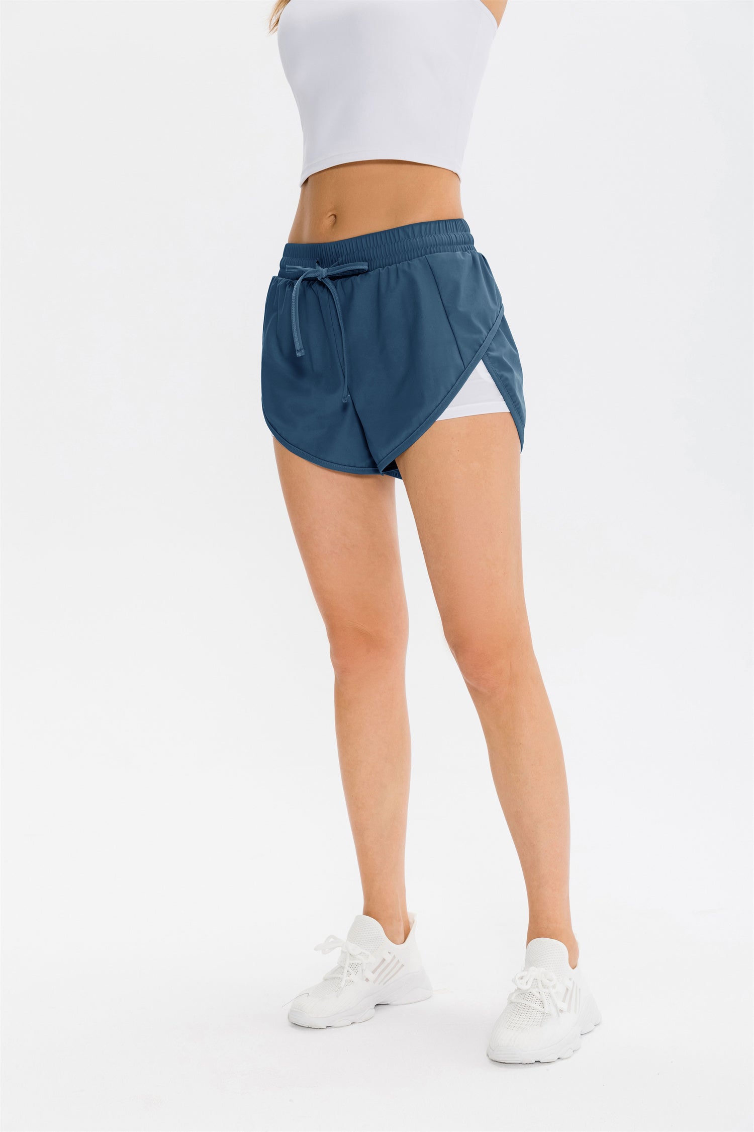 2-in-1 casual short met trekkoord