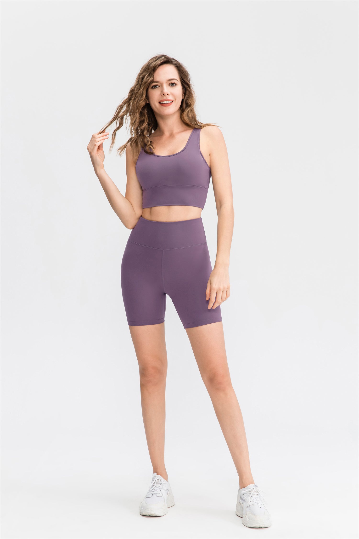 Bikershort met hoge taille