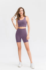 Bikershort met hoge taille