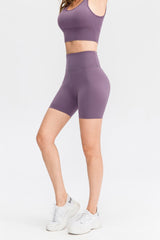 Bikershort met hoge taille
