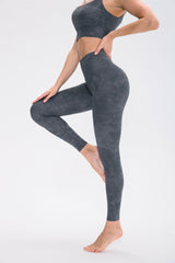 Hoog getailleerde bedrukte legging