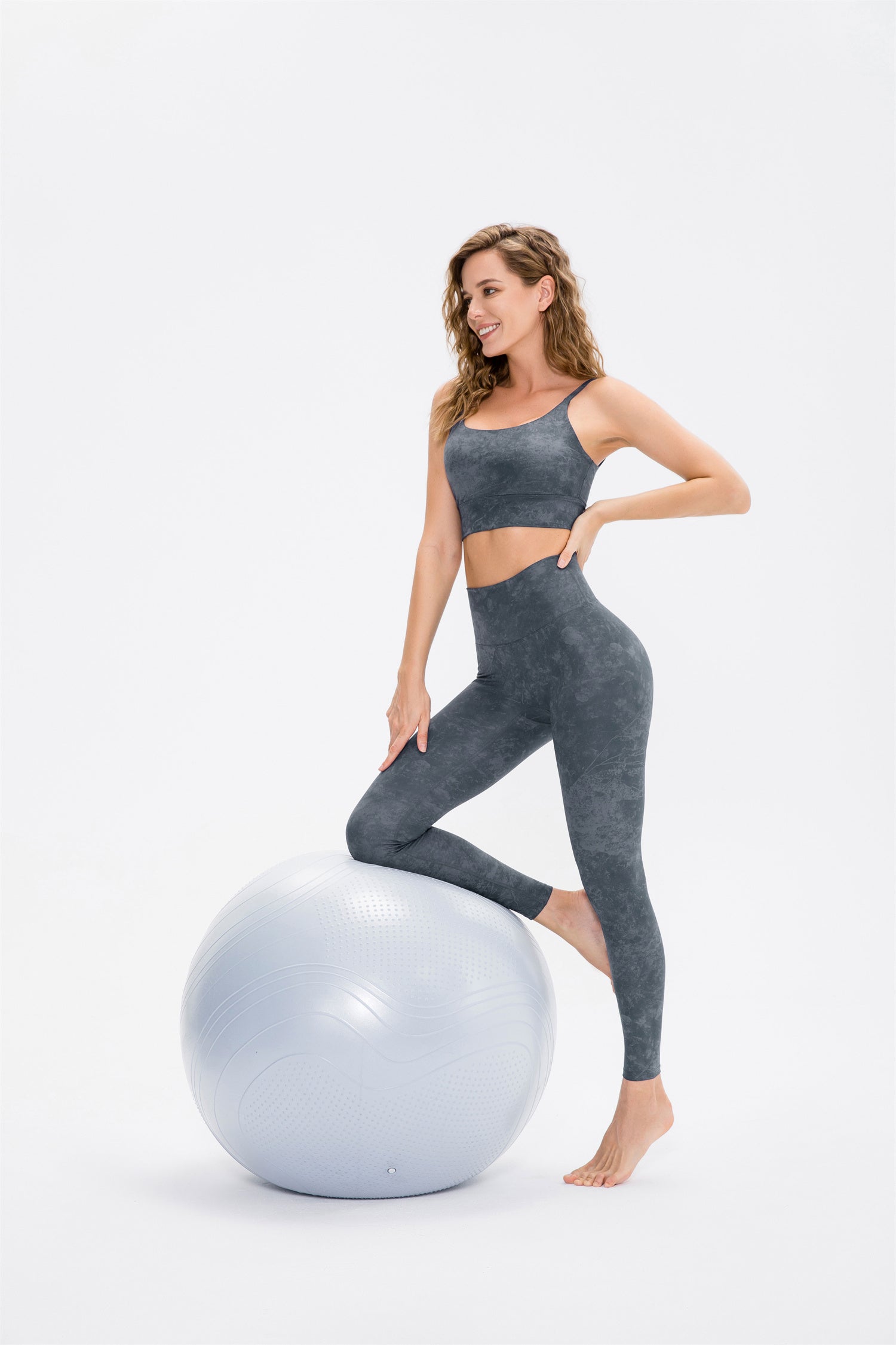Hoog getailleerde bedrukte legging