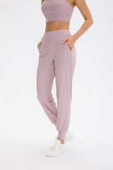Losse casual broek met hoge taille