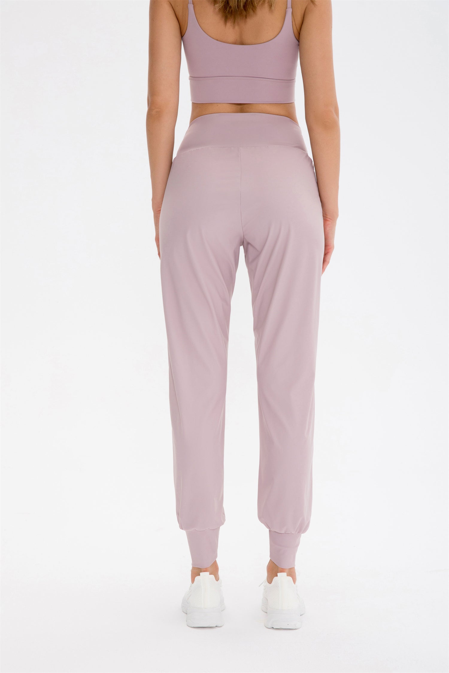 Losse casual broek met hoge taille