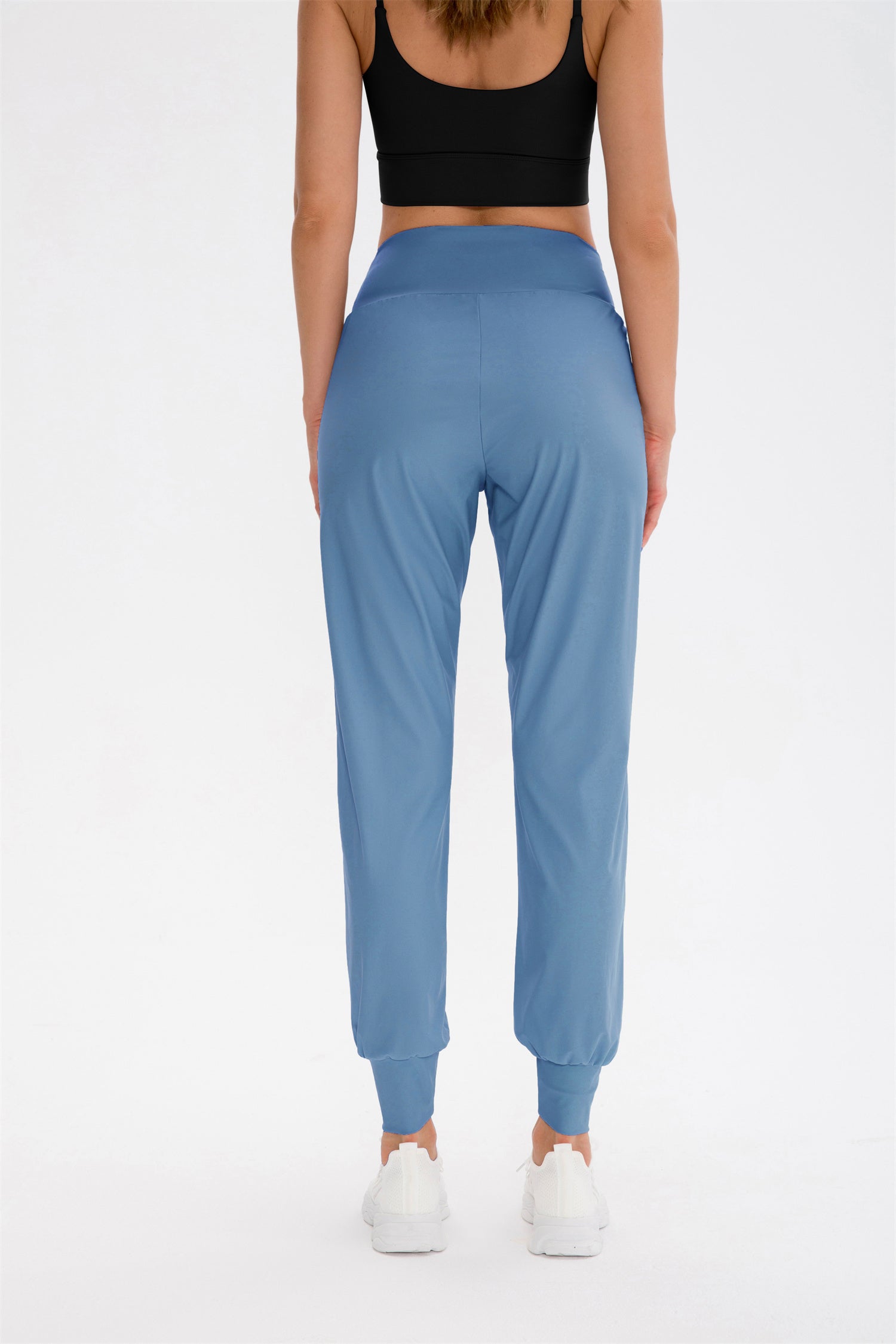 Losse casual broek met hoge taille