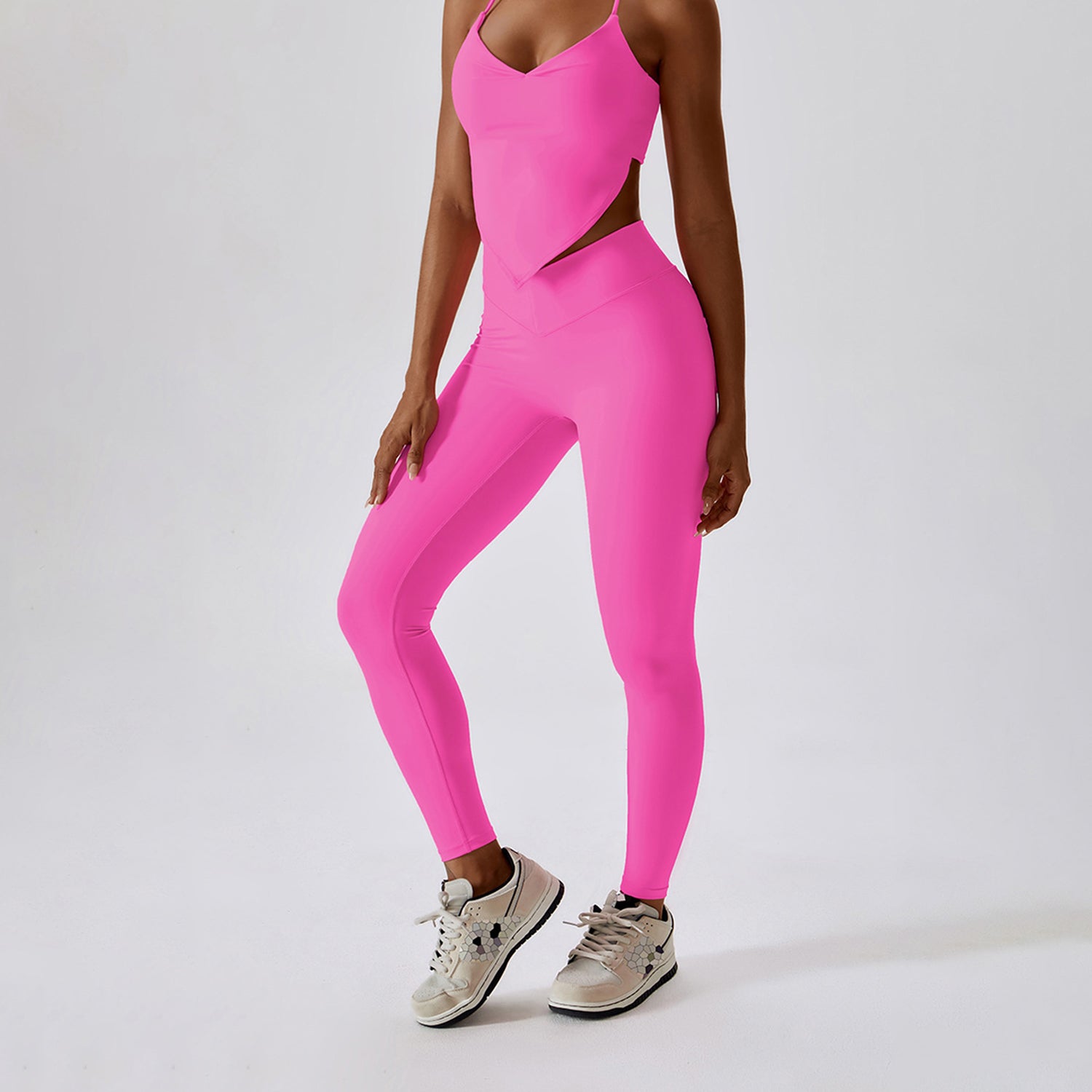 V-legging met kruiszakken
