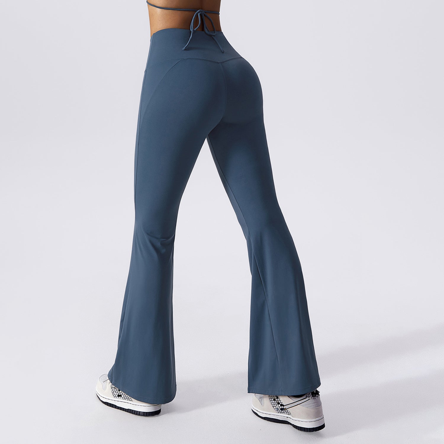 Flare-legging met splitzoom