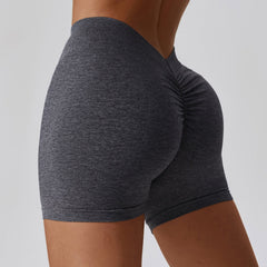 V-back butt-tillende trainingsshorts