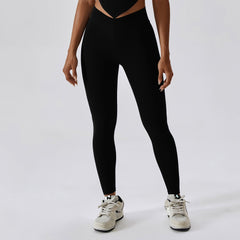 V-legging met kruiszakken