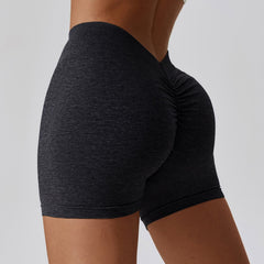 V-back butt-tillende trainingsshorts