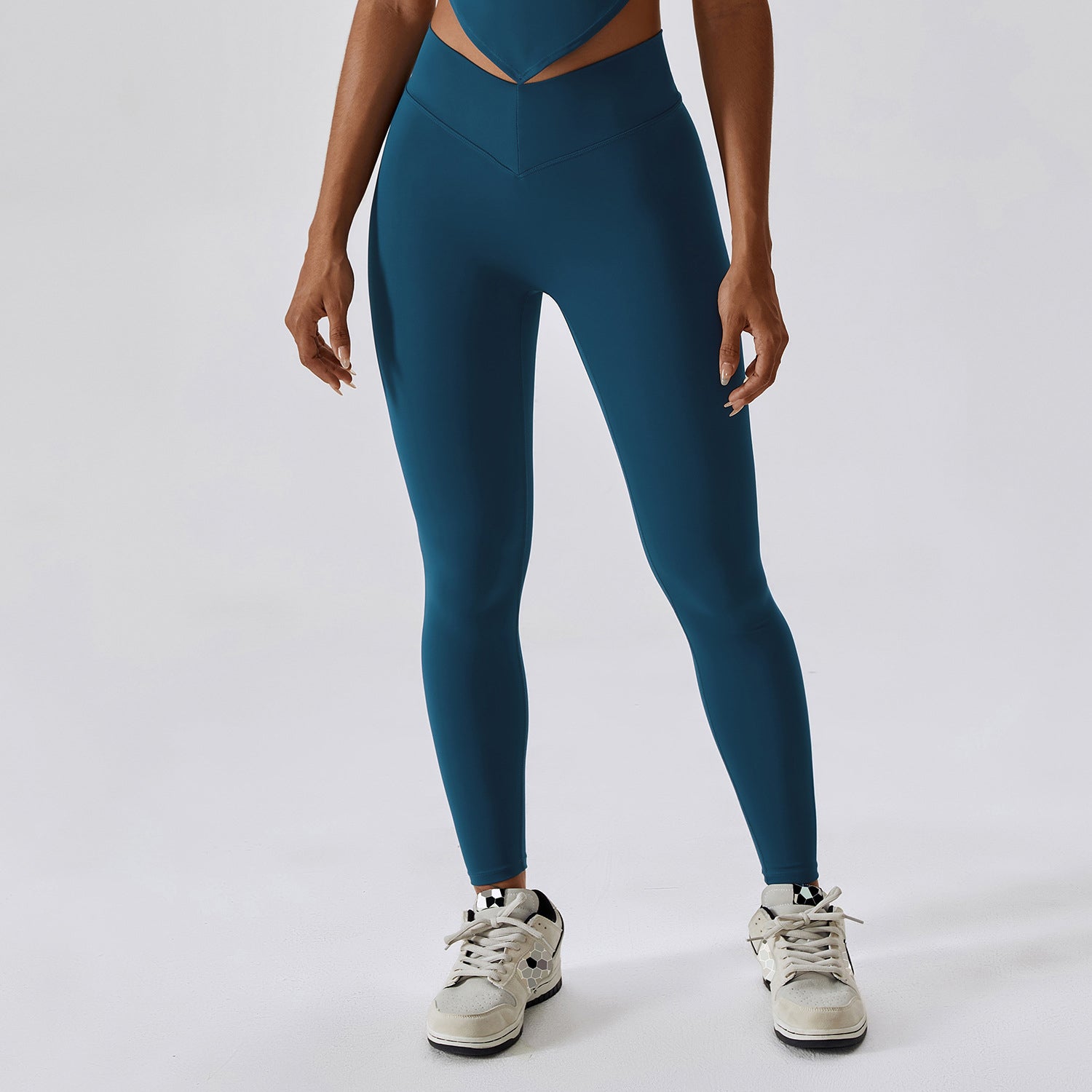 V-legging met kruiszakken