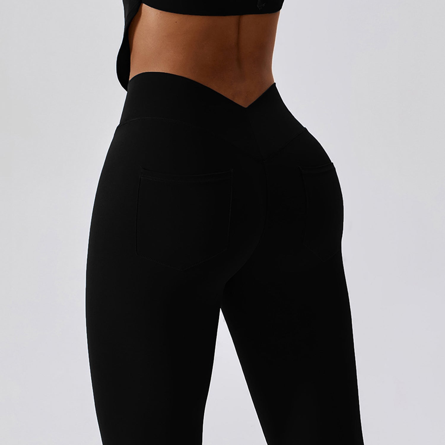V-legging met kruiszakken